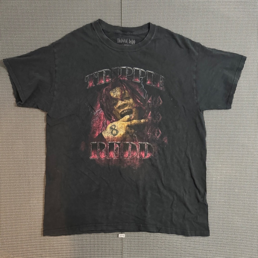 Trippie Redd Graphic T-Shirt Mens Large Black Short Sleeve Hip Hop Rap Tee